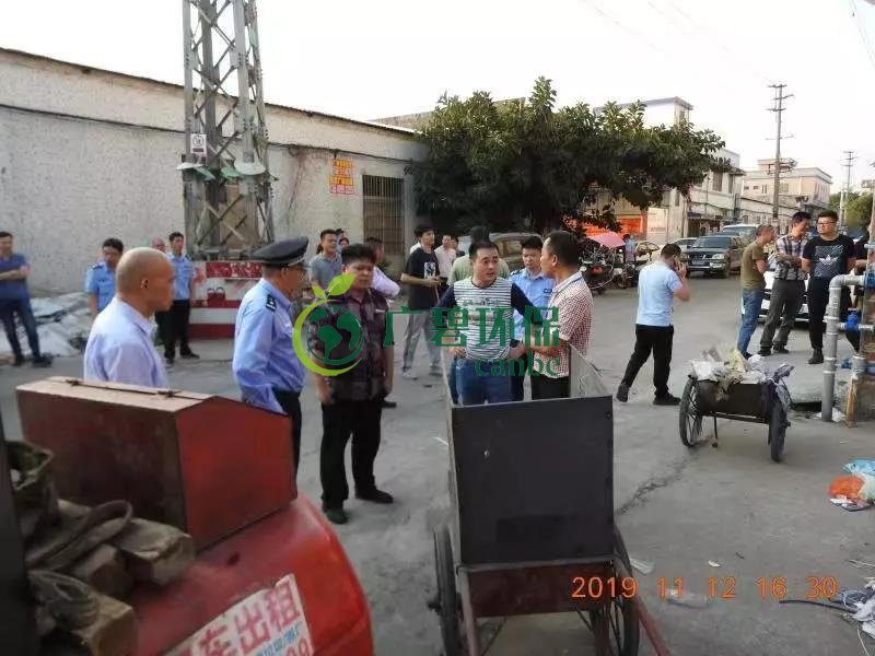 佛山獅山鎮高邊六溪工業區3家企業（yè）涉嫌偷倒工業固體廢物(圖1)