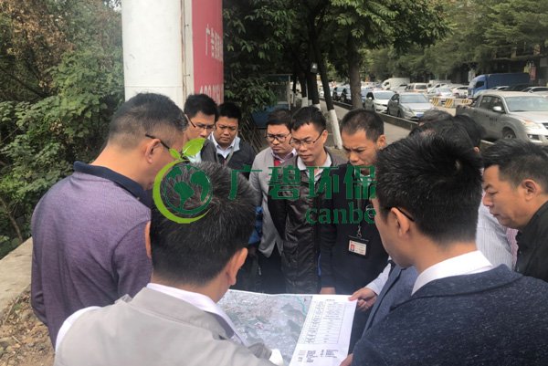 大良街（jiē）道、順控環保水務等領導到金陡湧黑臭水體治理現場視察（chá）工作(圖4)