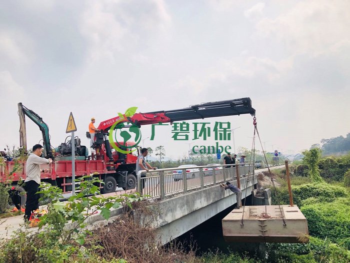 廣碧環保金陡湧（yǒng）水質初步消除黑臭服務項目正式啟動(圖1)
