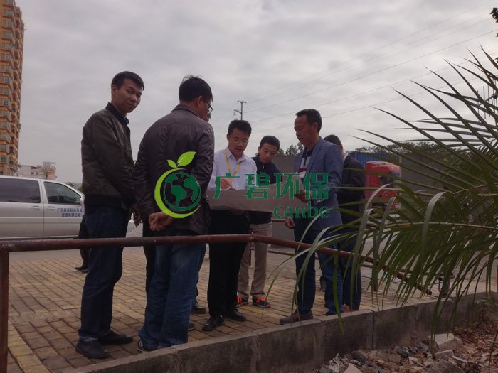 大良（liáng）街道、順控環保水務等領導到金陡湧黑臭水體治理現場視察工作(圖2)